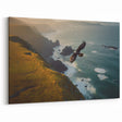 Majestic Birds of Prey Wall Art – Eagle Soaring Over Coastal Cliffs