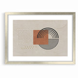 Modern Abstract Shapes and Patterns Canvas Art