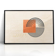 Modern Abstract Shapes and Patterns Canvas Art