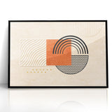 Modern Abstract Shapes and Patterns Canvas Art