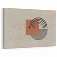 Modern Abstract Shapes and Patterns Canvas Art