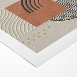 Modern Abstract Shapes and Patterns Canvas Art
