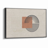 Modern Abstract Shapes and Patterns Canvas Art