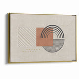 Modern Abstract Shapes and Patterns Canvas Art