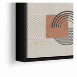 Modern Abstract Shapes and Patterns Canvas Art