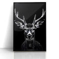 Striking Black Antelope Portrait – Majestic Wildlife Canvas Prints