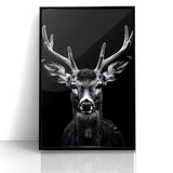 Striking Black Antelope Portrait – Majestic Wildlife Canvas Prints