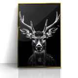 Striking Black Antelope Portrait – Majestic Wildlife Canvas Prints