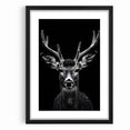 Striking Black Antelope Portrait – Majestic Wildlife Canvas Prints