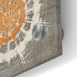 Radiant Abstract Circular Canvas Art