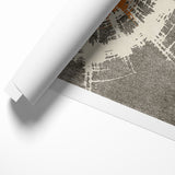 Radiant Abstract Circular Canvas Art