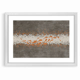Abstract Fish and Splash Strokes Canvas Art