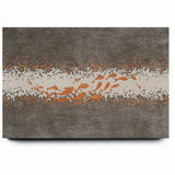 Abstract Fish and Splash Strokes Canvas Art