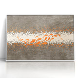 Abstract Fish and Splash Strokes Canvas Art