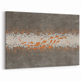Abstract Fish and Splash Strokes Canvas Art
