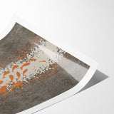 Abstract Fish and Splash Strokes Canvas Art