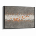 Abstract Fish and Splash Strokes Canvas Art