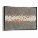 Abstract Fish and Splash Strokes Canvas Art