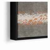 Abstract Fish and Splash Strokes Canvas Art
