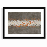 Abstract Fish and Splash Strokes Canvas Art