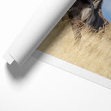 Bold Antelope Herd in the Grasslands – Striking Wildlife Canvas Art