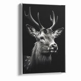 Majestic Antelope Portrait in Black and White – Stunning Canvas Art