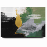Abstract Brush Strokes and Color Splashes Canvas Art