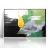 Abstract Brush Strokes and Color Splashes Canvas Art