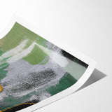 Abstract Brush Strokes and Color Splashes Canvas Art