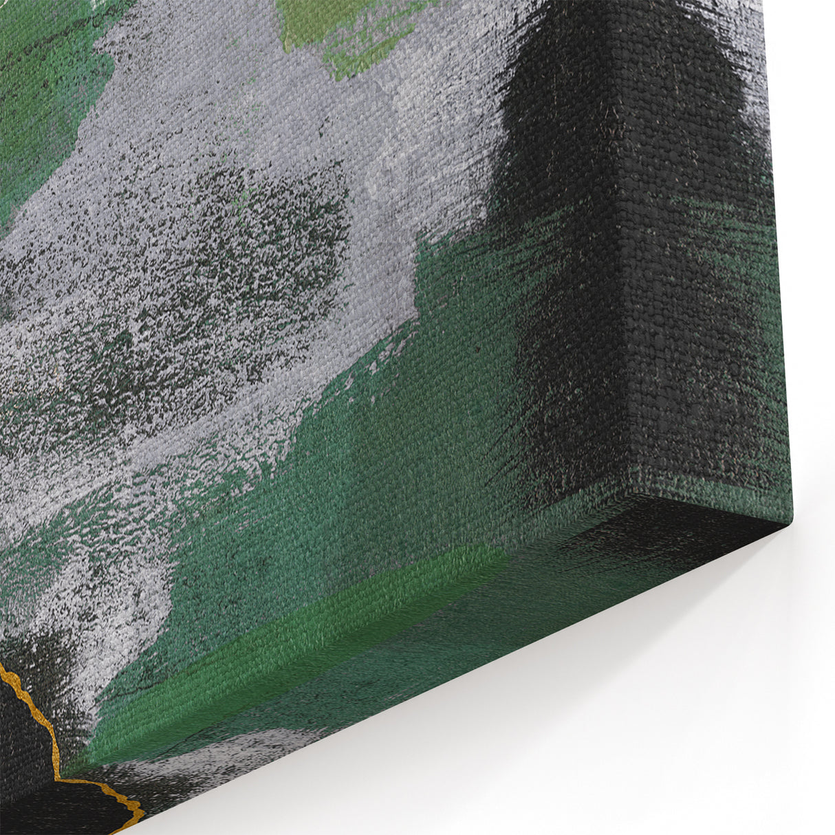 Abstract Brush Strokes and Color Splashes Canvas Art