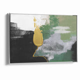 Abstract Brush Strokes and Color Splashes Canvas Art
