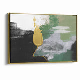 Abstract Brush Strokes and Color Splashes Canvas Art