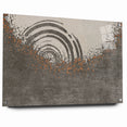Abstract Circular Ripples and Splashes Canvas Art