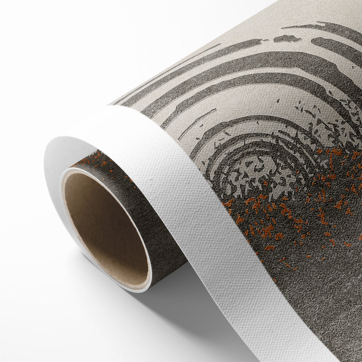 Abstract Circular Ripples and Splashes Canvas Art
