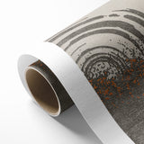 Abstract Circular Ripples and Splashes Canvas Art