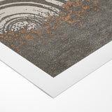 Abstract Circular Ripples and Splashes Canvas Art