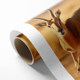 Dynamic Antelope in Motion – Stunning Wildlife Canvas Art