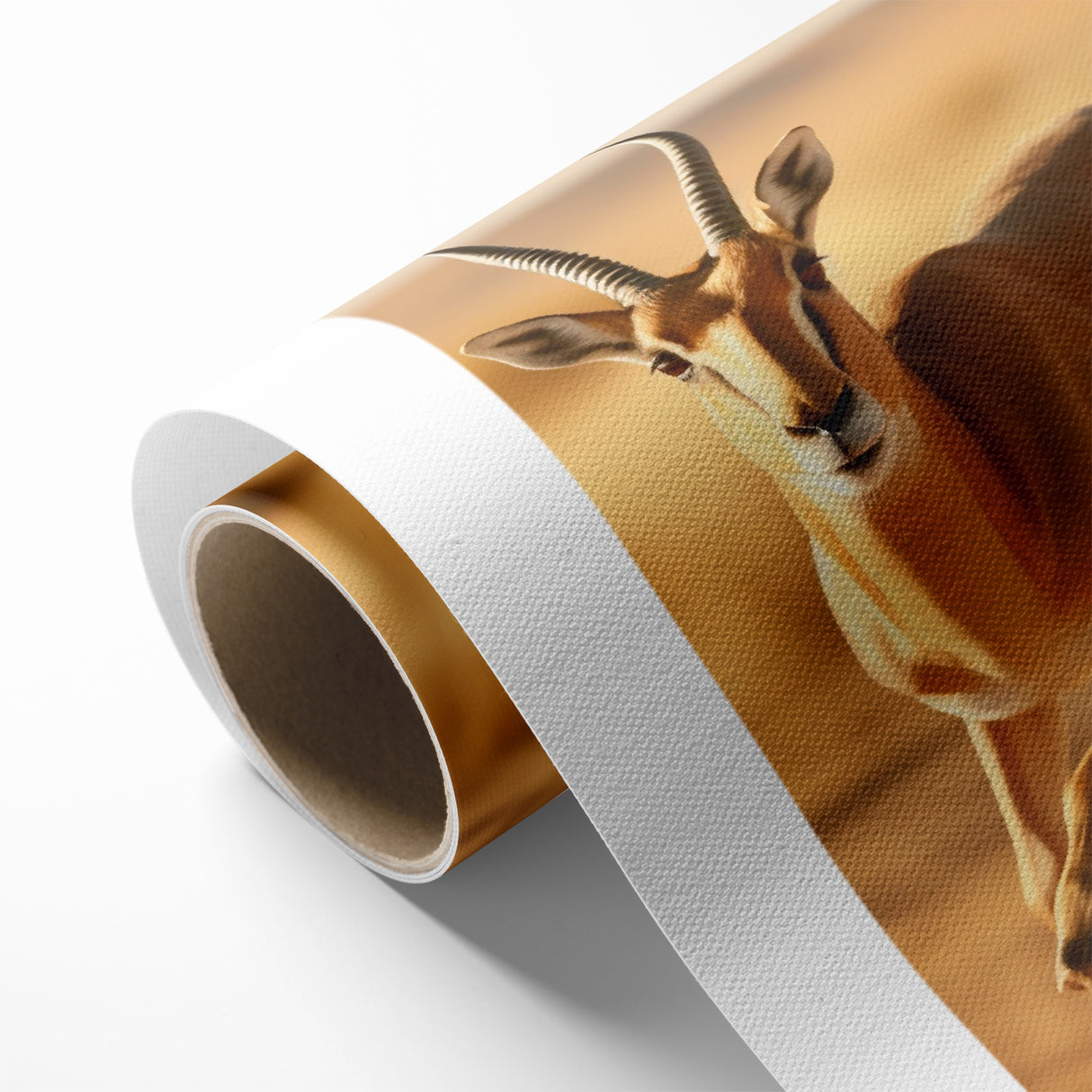 Dynamic Antelope in Motion – Stunning Wildlife Canvas Art