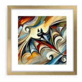 Abstract Bat Art - Vibrant Wildlife Canvas Wall Decor