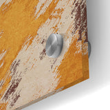Abstract Brush Stroke Canvas Art in Rustic Warmth