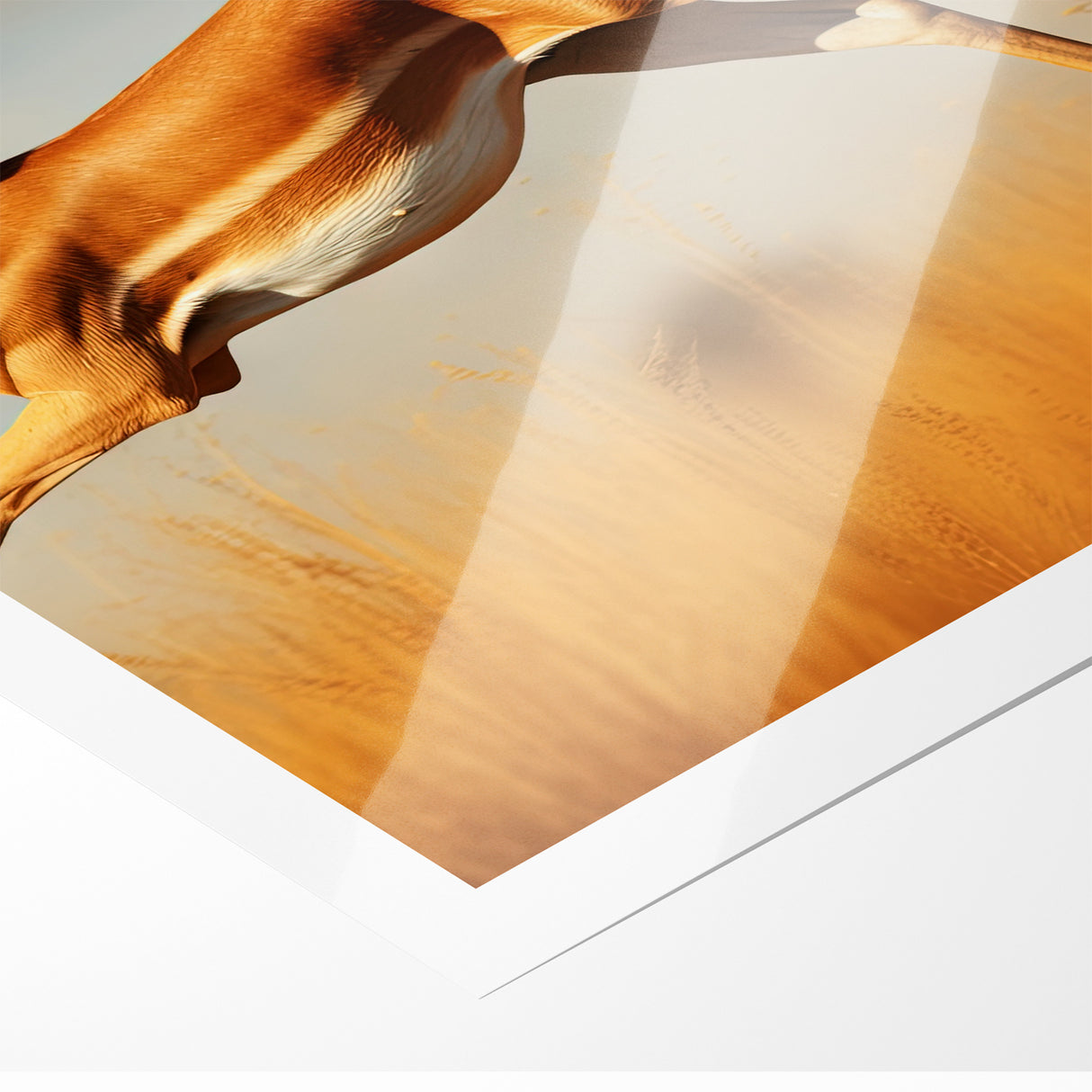 Leaping Antelope in the Wild – Exquisite Wildlife Canvas Art