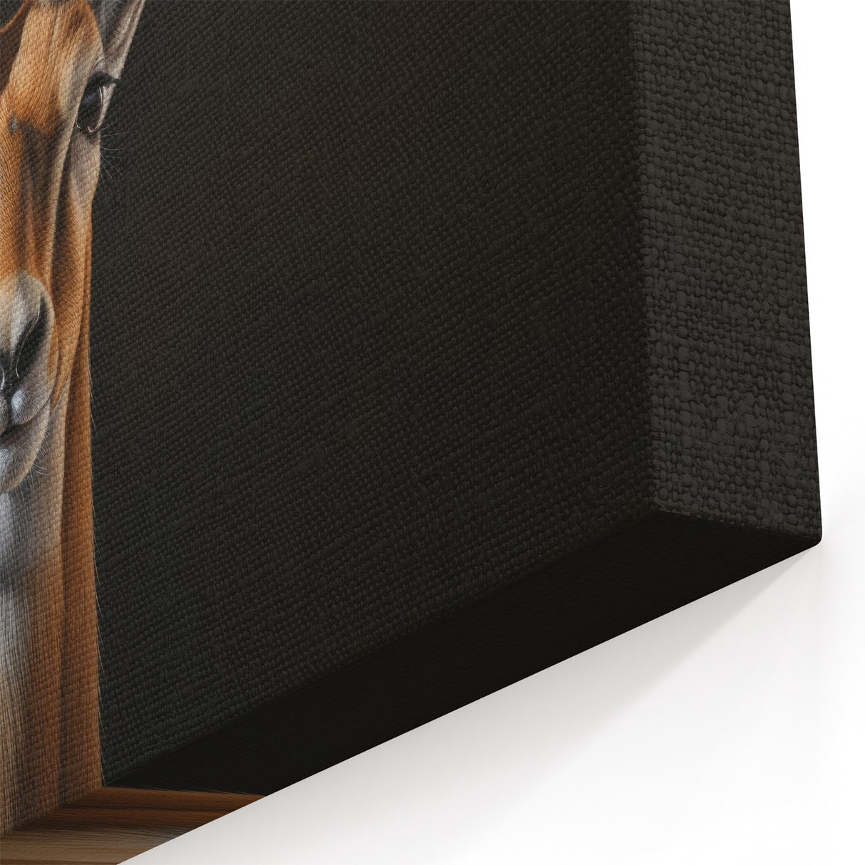 Regal Antelope Portrait – Elegant Wildlife Canvas Art