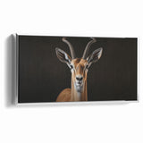 Regal Antelope Portrait – Elegant Wildlife Canvas Art