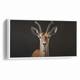 Regal Antelope Portrait – Elegant Wildlife Canvas Art
