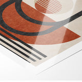 Striking Abstract Line Art with Dynamic Contrasts