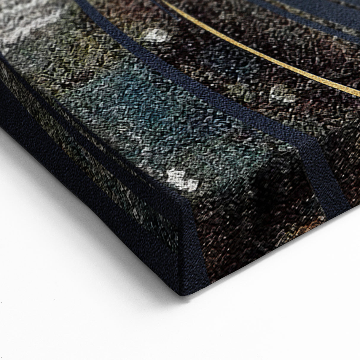 Swirling Abstract Elegance with Metallic Accents