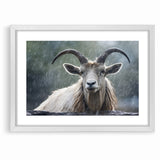 Serene Antelope in the Rain – Captivating Wildlife Canvas Art