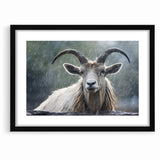Serene Antelope in the Rain – Captivating Wildlife Canvas Art