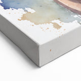 Watercolor Antelope Portrait – Vibrant Wildlife Canvas Art