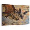 Majestic Bat Wall Art - Stunning Wildlife Bat Prints - Graceful Bat Canvas